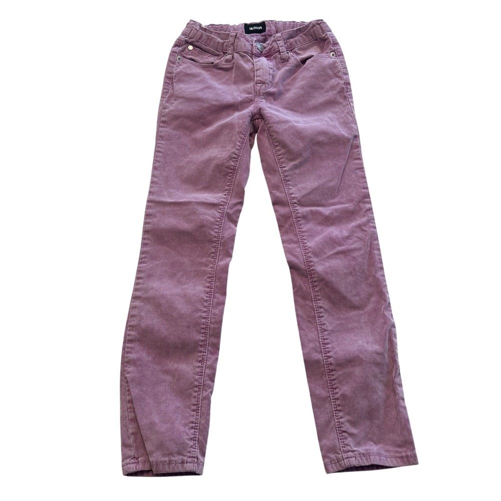 Hudson Girls Jeans 10Y PInk Corduroy Ribbed Pants Denim